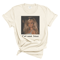 Load image into Gallery viewer, Y'all Need Jesus - Women's Comfort Colors Tee