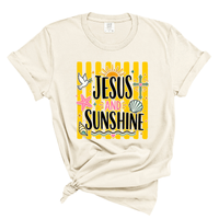 Load image into Gallery viewer, Jesus and Sunshine - Comfort Colors Tee