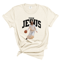 Load image into Gallery viewer, Team Jesus Basketball - Funny Faith Sports Comfort Colors Tee