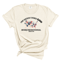 Load image into Gallery viewer, One Nation Under God - Semiquincentennial Comfort Colors Tee