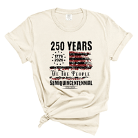Load image into Gallery viewer, 250 Years America Patriotic Shirt Comfort Colors Tee