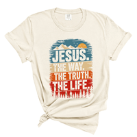 Load image into Gallery viewer, Jesus The Way The Truth The Life - Comfort Colors Tee