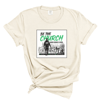 Load image into Gallery viewer, Be The Church - Christian Church Volunteer Tee, Faith In Action