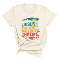 Load image into Gallery viewer, Jesus The Way The Truth The Life - Comfort Colors Tee