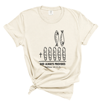 Load image into Gallery viewer, God Always Provides Shirt - God's Math Bible Verse Tee