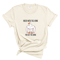 Load image into Gallery viewer, Mess With The Honk You Get The Bonk - Comfort Colors Tee
