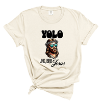 Load image into Gallery viewer, YOLO J/K BRB Jesus -Funny Jesus Shirt Comfort Colors Tee
