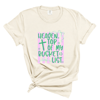 Load image into Gallery viewer, Heaven Top of My Bucket List - Comfort Colors Tee