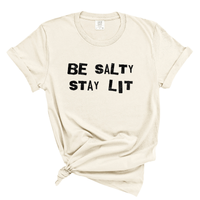 Load image into Gallery viewer, Be Salty Stay Lit Comfort Colors Tee