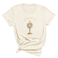 Load image into Gallery viewer, Not Me But God St Carlo Acutis - Catholic Devotion T Shirt