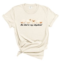 Load image into Gallery viewer, The Lord Is My Shepherd - Comfort Colors Women's Tee