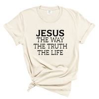 Load image into Gallery viewer, Jesus The Way The Truth The Life - Comfort Colors Tee