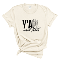 Load image into Gallery viewer, Y'all Need Jesus Shirt - Funny Christian Tee