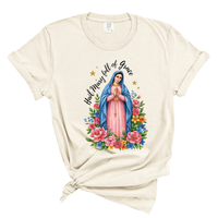 Load image into Gallery viewer, Hail Mary Full Of Grace - Comfort Colors Women's Tee