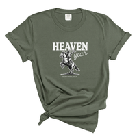 Load image into Gallery viewer, Heaven Yeah Riding With Jesus - Cowboy Shirt