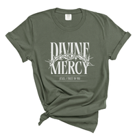 Load image into Gallery viewer, Jesus I Trust In You - Divine Mercy Comfort Colors Tee