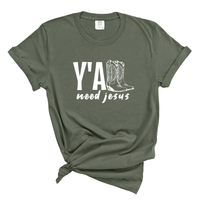 Load image into Gallery viewer, Y'all Need Jesus Shirt - Funny Christian Tee