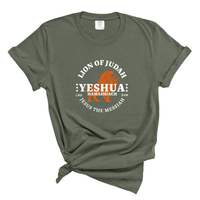 Load image into Gallery viewer, Lion Of Judah Shirt Yeshua Hamashiach - Comfort Colors Tee