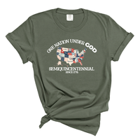 Load image into Gallery viewer, One Nation Under God - Semiquincentennial Comfort Colors Tee