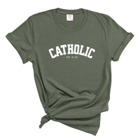 Load image into Gallery viewer, Catholic Est. 33 AD - Comfort Colors Tee