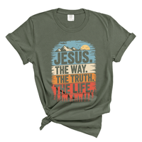 Load image into Gallery viewer, Jesus The Way The Truth The Life - Comfort Colors Tee