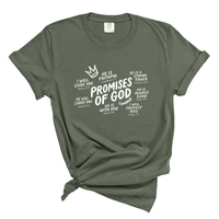 Load image into Gallery viewer, Promises Of God - Bible Verse Comfort Colors Tee