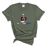 Load image into Gallery viewer, I Want You To Die For Israel - Political Statement Shirt Comfort Colors Tee