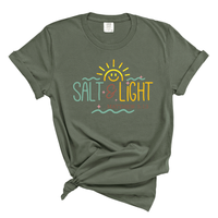 Load image into Gallery viewer, Salt And Light - Colorful Scripture Comfort Colors Tee
