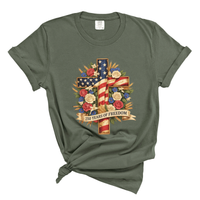 Load image into Gallery viewer, 250 Years of Freedom America Patriotic Shirt Comfort Colors Tee