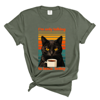 Load image into Gallery viewer, I'm Only Talking To Jesus Today - Cat Lover Comfort Colors Tee