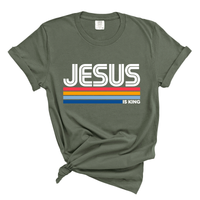 Load image into Gallery viewer, Jesus Is King Shirt - Comfort Colors Tee