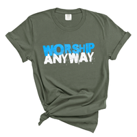 Load image into Gallery viewer, Worship Anyway Comfort Colors Tee
