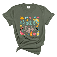 Load image into Gallery viewer, Salt And Light - Beach Themed Comfort Colors Women's Tee