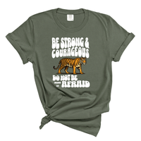 Load image into Gallery viewer, Be Strong And Courageous - Joshua 1:9 Comfort Colors Tee
