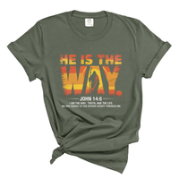 Load image into Gallery viewer, Jesus The Way The Truth The Life - Comfort Colors Tee