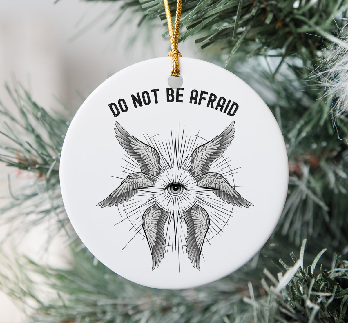 Biblically Accurate Angel Christmas Tree Ornament