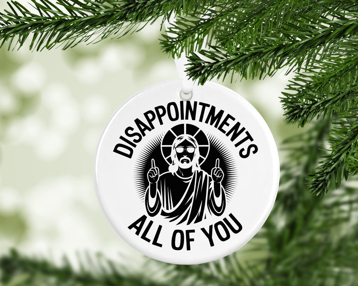 Disappointments All of You Funny Christian Ornament