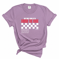 Load image into Gallery viewer, Finish the Race - Faithful Servant Tee Inspirational Christian Gift