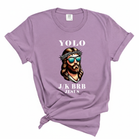 Load image into Gallery viewer, YOLO J/K BRB Jesus - Comfort Colors Tee
