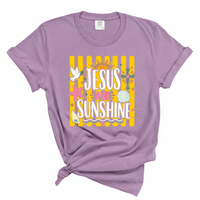 Load image into Gallery viewer, Jesus and Sunshine - Comfort Colors Tee