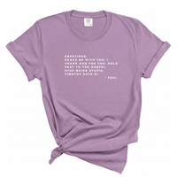 Load image into Gallery viewer, Grace Be With You Shirt Paul Letter - Funny Christian Shirt