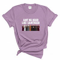Load image into Gallery viewer, Ain't No Hood Like Sainthood Tee - Catholic Sainthood Shirt