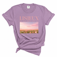 Load image into Gallery viewer, Lisieux Do All That You Do With Love - Catholic Comfort Colors Women's Tee