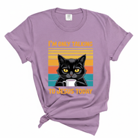 Load image into Gallery viewer, I'm Only Talking to Jesus Today Cat Shirt, Christian Cat Lover Gift, Funny Faith Tee, Vintage Religious Cat Design, Coffee Lover Shirt