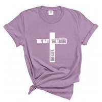 Load image into Gallery viewer, The Way The Truth The Life Jesus Shirt - Christian Cross T Shirt