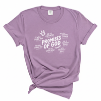 Load image into Gallery viewer, Promises Of God - Bible Verse Comfort Colors Tee