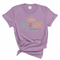 Load image into Gallery viewer, Salt And Light - Colorful Scripture Comfort Colors Tee