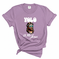 Load image into Gallery viewer, YOLO J/K BRB Jesus -Funny Jesus Shirt Comfort Colors Tee