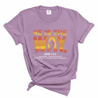 Load image into Gallery viewer, Jesus The Way The Truth The Life - Comfort Colors Tee