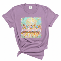 Load image into Gallery viewer, Christian Last Supper Do This In Remembrance Of Me Comfort Colors Tee